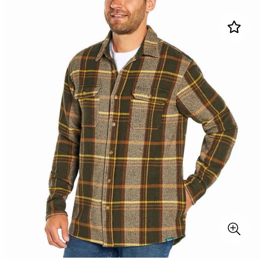 Woolrich Green Label Plaid Flannel Shirt